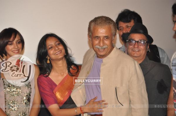 Hazel Keech, Naseeruddin Shah, Vinay Pathak at Film Maximum music launch at PVR Cinemas in Juhu (203994)