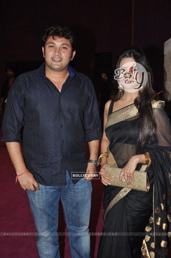 Rajesh Kumar and Divyanka Tripathi at Sab Ke Anokhe Awards