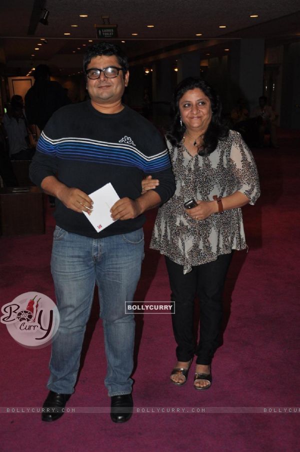 Deven Bhojani with wife Jagruti at Sab Ke Anokhe Awards