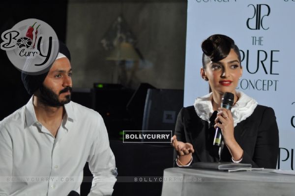 Sonam Kapoor at The Pure Concept 2012 collection