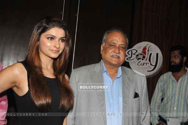 Prachi Desai and TP Agarwal at Launch of T P Aggarwal's trade magazine 'Blockbuster'