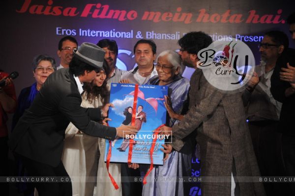 Shah Rukh, Bela, Leela & Sanjay at poster & music launch of Shirin Farhad Ki Toh Nikal Padi