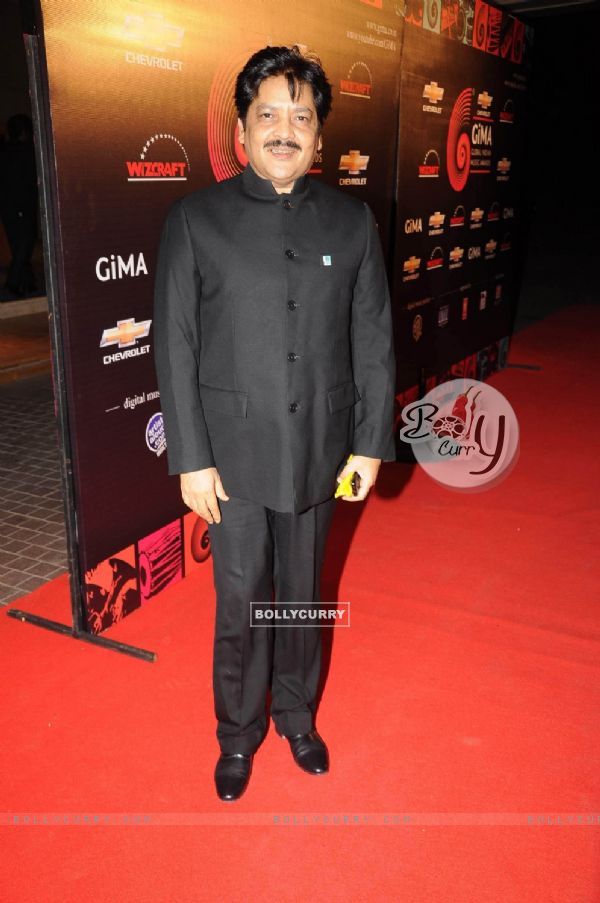 Indian singer Udit Narayan at Global Indian Music Awards red carpet in J W Marriott, Mumbai. .