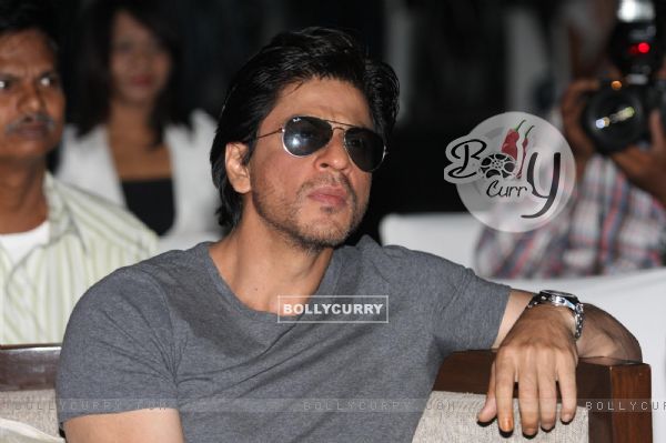 Shahrukh Khan poses during the launch of DDB & Videocon its new Age Leds