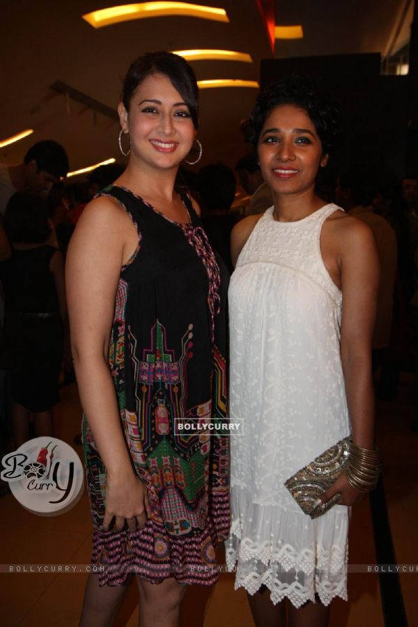 Preeti Jhangiani with Tanishtha Chatterjee at Film Jalpari Premier