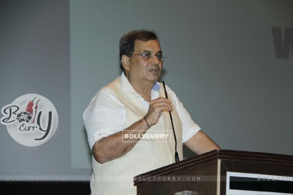 Subhash Ghai at Whistling Woods International offers tribute to Ashok Mehta