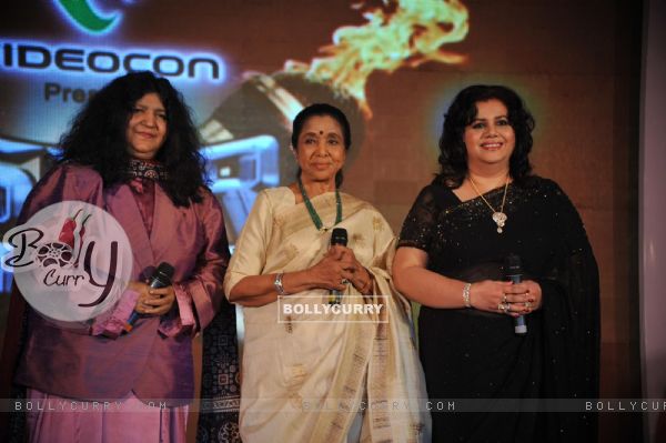 Abida Parveen, Asha Bhosle & Runa Laila at Launch of reality musical show of Sur- Kshetra