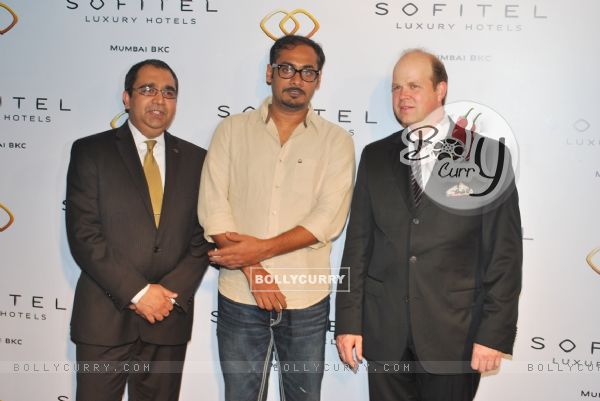 Rajan Gosain, Abhinav Kashyap & Bernd Schneide at Grand Launch Party of Sofitel Mumbai BKC