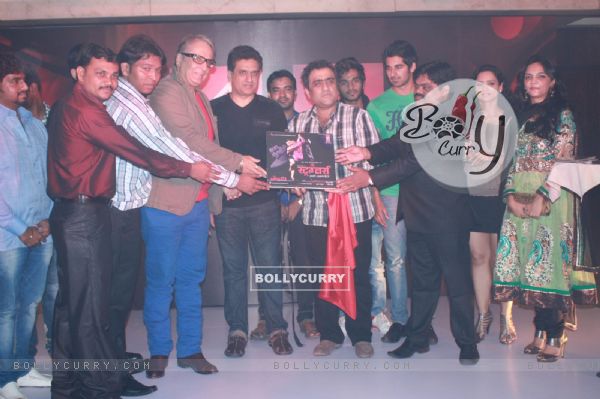 Aditya Raj Kapoor, Daboo Malik, Kunal Ganjawala with Producer Vijay Shinde At Music Launch Of Marath (223748)