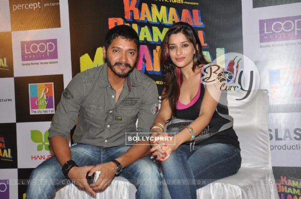 Shreyas Talpade and Madhurima Banerjee at Promotion of Film Kamaal Dhamaal Malamaal at R City Mall (224788)