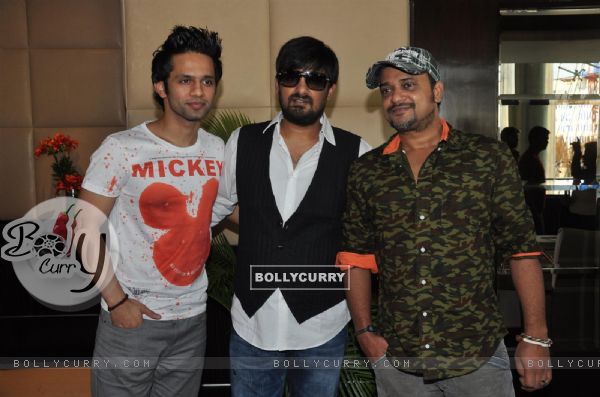 Rahul Vaidya, Wajid Ali and Sajid Ali at  Music Launch Film Ishkq in Paris (226034)
