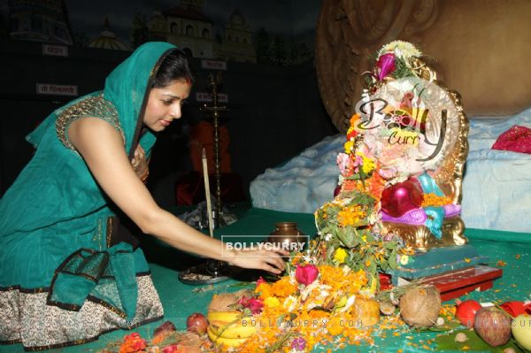 Bhumika Chawla at Ganesh Chaturthi Festival