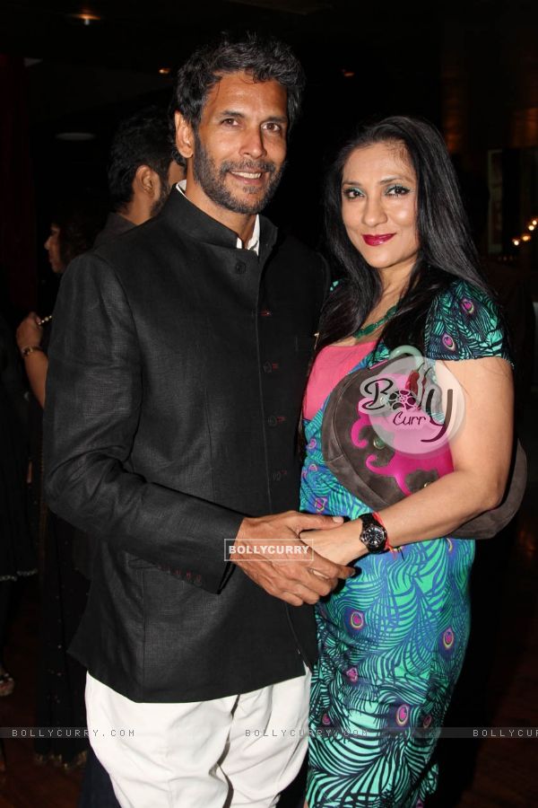 Milind Soman during the launch of The Big Indian picture