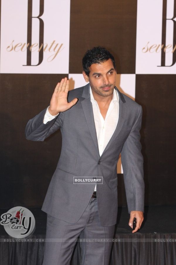 John Abraham at Amitabh Bachchan's 70th Birthday Party at Reliance Media Works in Filmcity