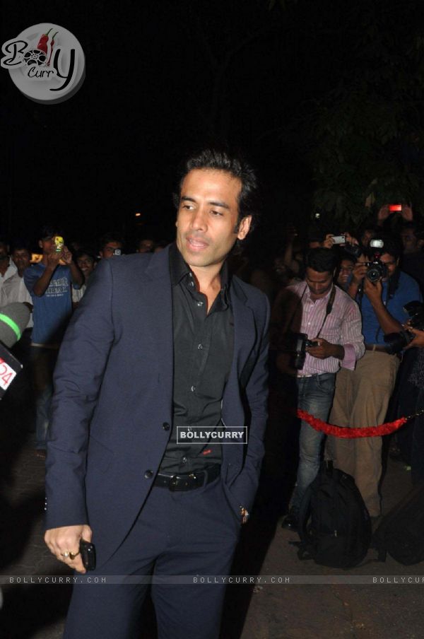 Tusshar Kapoor at Saif Ali Khan and Kareena Kapoor Sangeet Ceremony