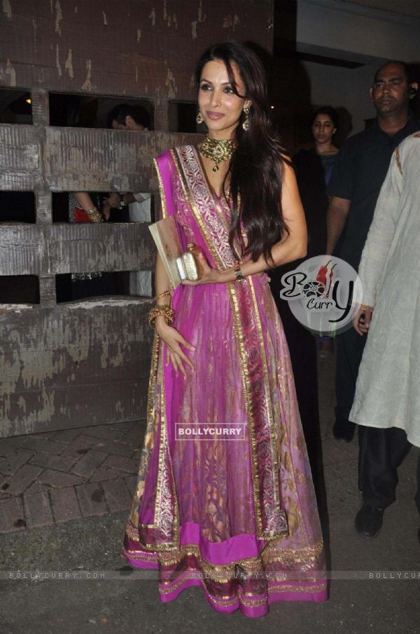 Malaika Arora Khan at Saif Ali Khan and Kareena Kapoor Sangeet Ceremony