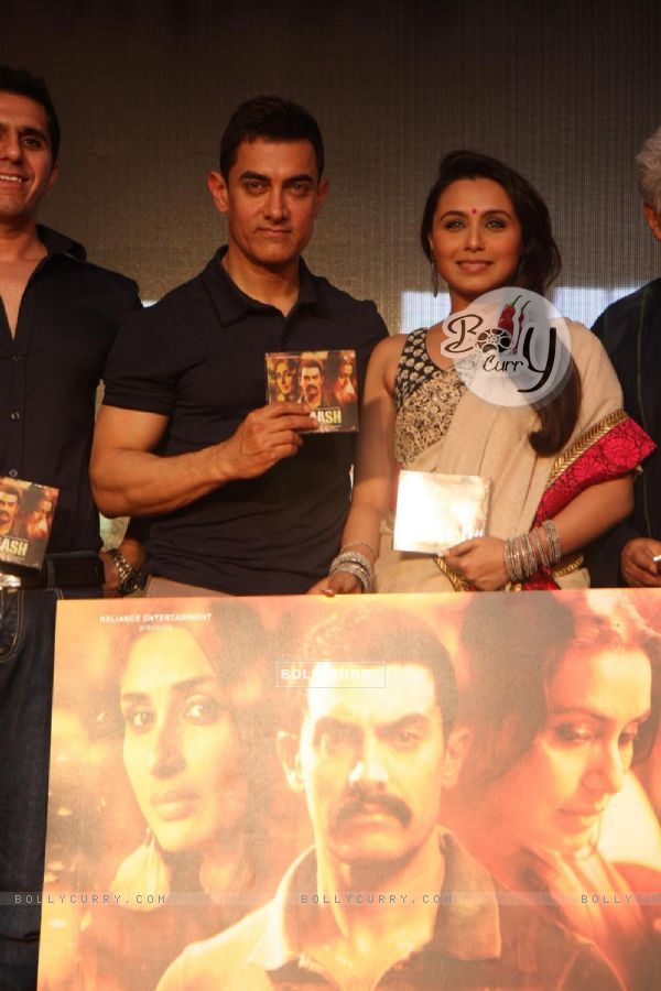 Aamir Khan, Rani Mukherjee At Talaash Music Launch