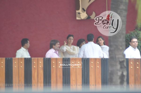 Tabu attend pays last respect during the funeral of legendary filmmaker Yash Chopra