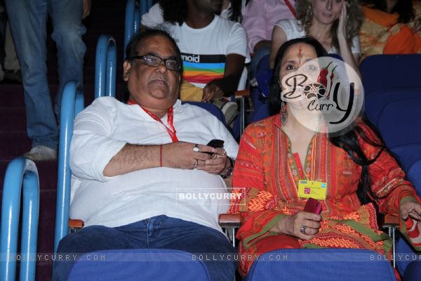 Satish Kaushik and Ila Arun at Day 7 of 14th Mumbai Film Festival