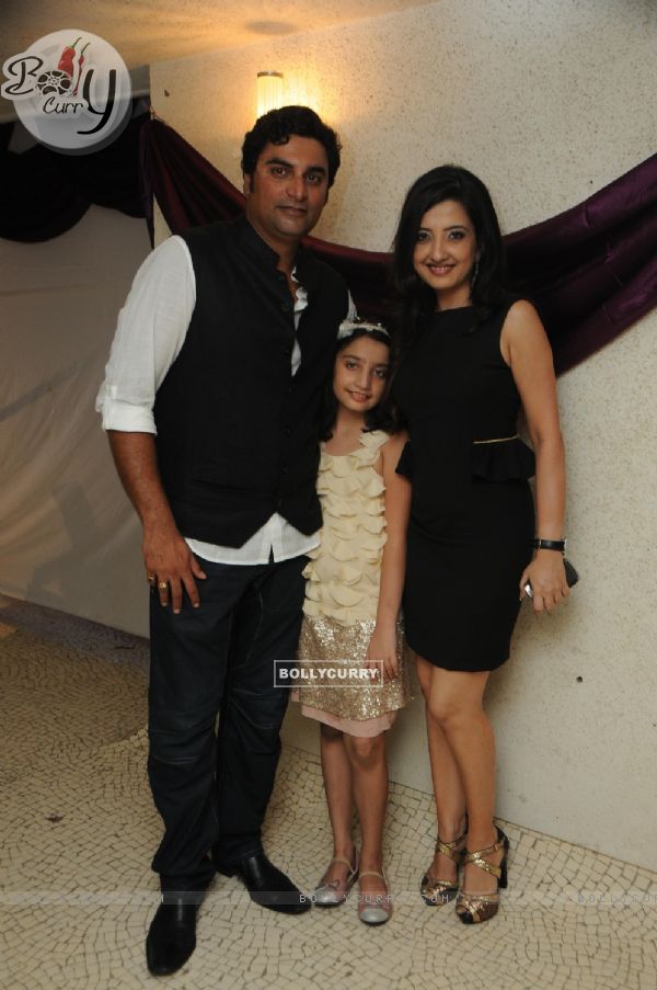 Farzad & Amy Billimoria with Daughter at Amy Billimoria B'Day Bash