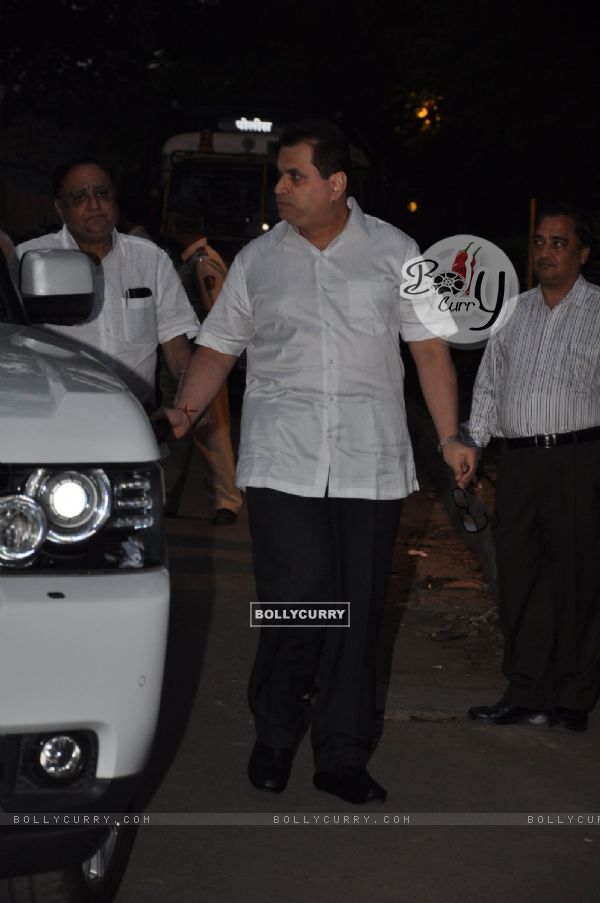 Ramesh S Taurani at Chautha ceremony of filmmaker Yash Chopra at YRF Studios