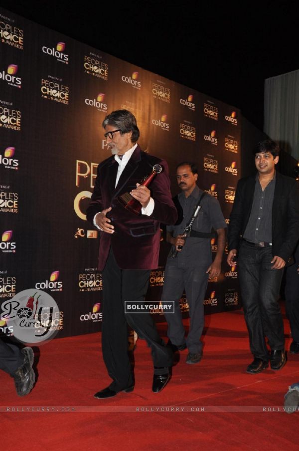 Amitabh Bachchan at People's Choice Awards.