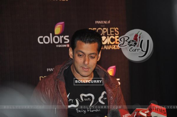 Salman Khan at People's Choice Awards.