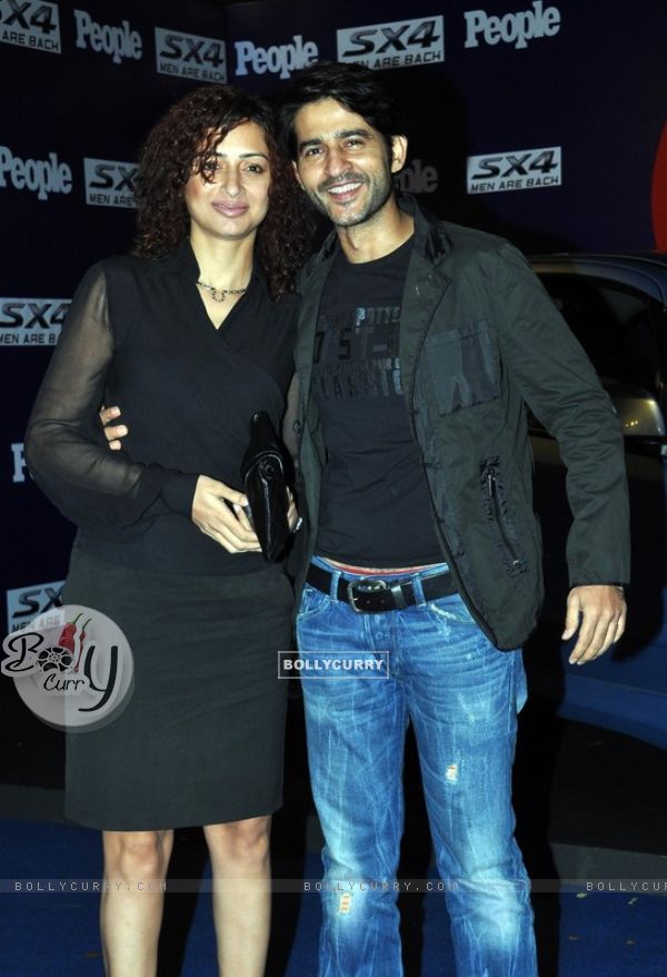 Hiten Tejwani with wife Gauri Pradhan Tejwani at People magazine's party