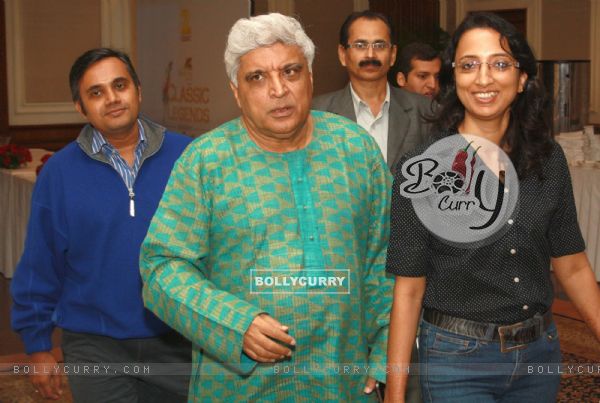 Lyricist Javed Akhtar at the press conference for the Zee Classic's series 'Classic Legends Season 2'