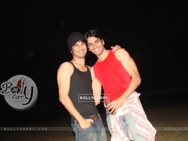 Sushant Rajput with his friend
