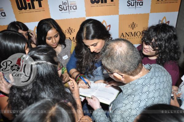Vidya Balan visits WIFT Workshop in association with Anmol Jewellers