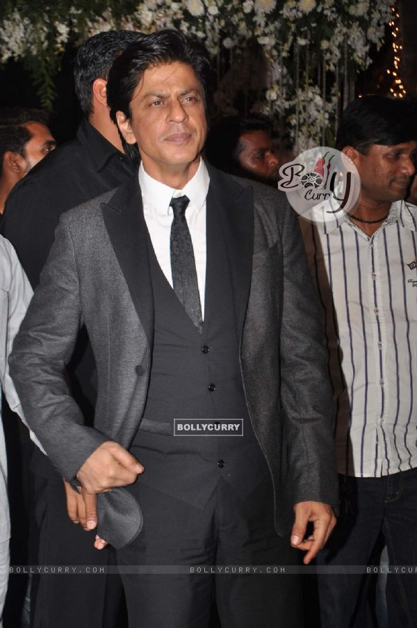 Shahrukh Khan at the wedding reception party of Mahek Shetty