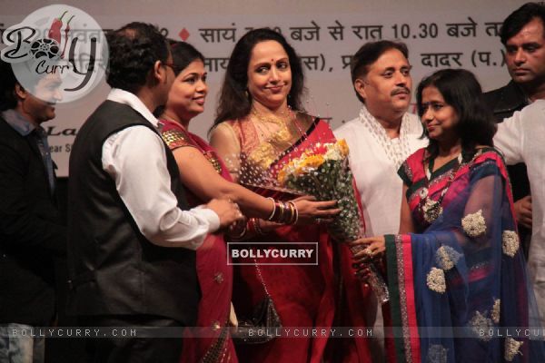 Hema Malini at felicitation of lyricist Ravindra Jain Ravindra Jain Sangeet Samman Award