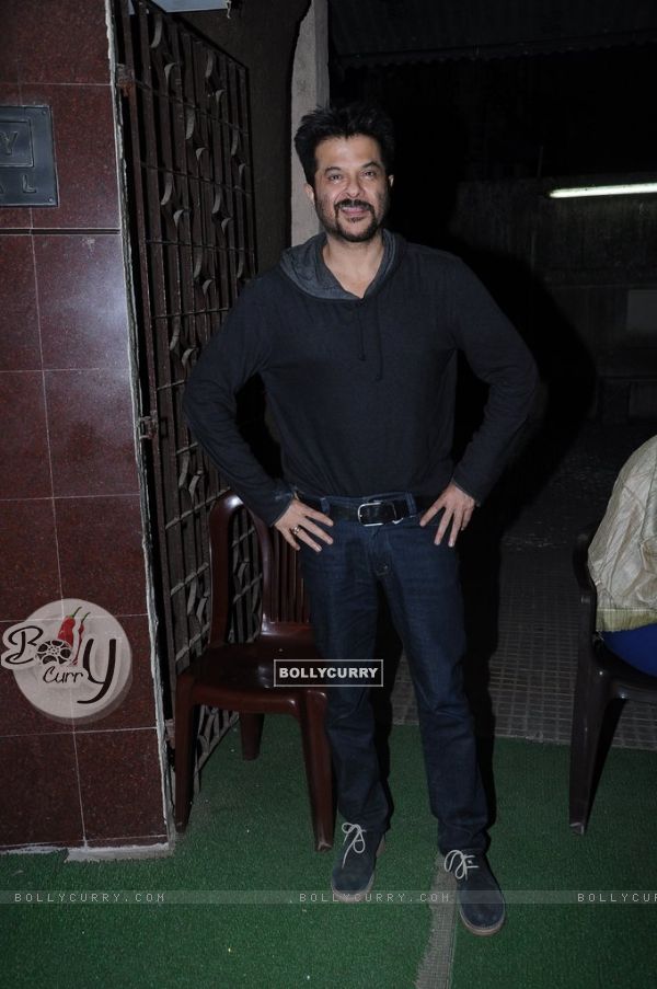 Anil Kapoor And Satish Kaushik At Barfi Screening