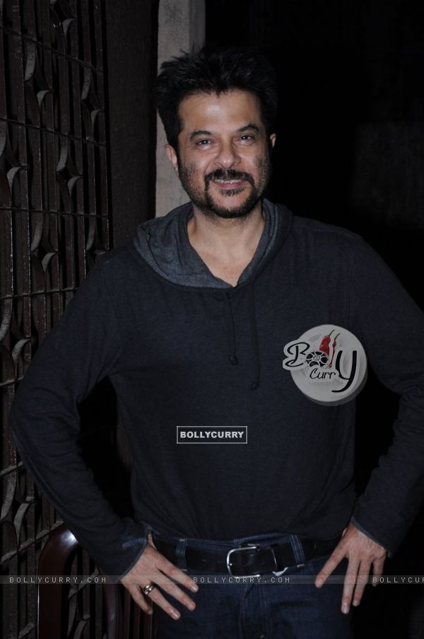 Anil Kapoor And Satish Kaushik At Barfi Screening
