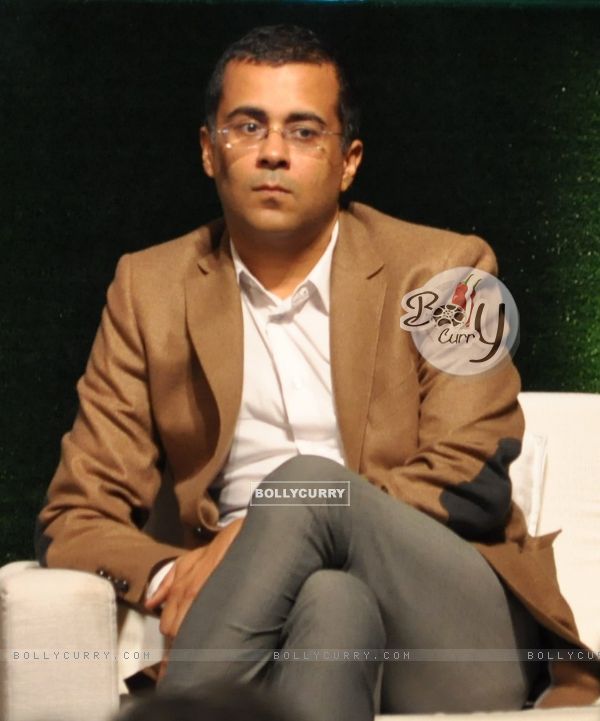 Chetan Bhagat at the World Compassion Day press conference