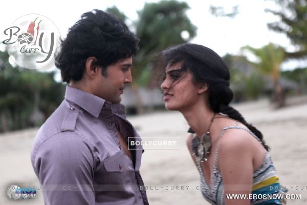 A still of Tena Desae with Rajeev Khandelwal from the movie Table No. 21 (247185)