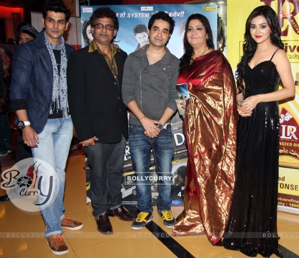 Rohit, Milind, Yatin, Anita and Ragini at music launch of film Dehraadun Diary in Cinemax, Andheri West Mumbai. (247782)