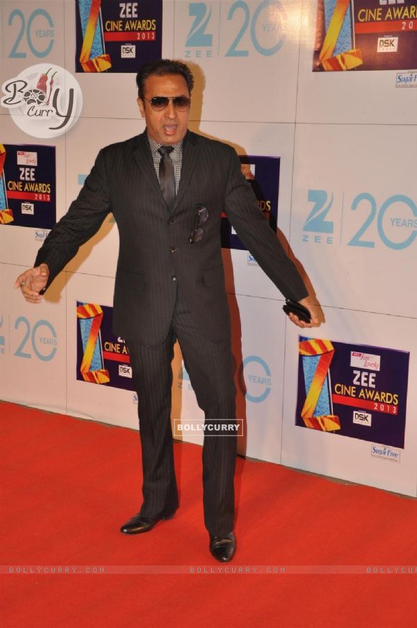 Gulshan Grover at Zee Cine Awards 2013 at YRF Studios
