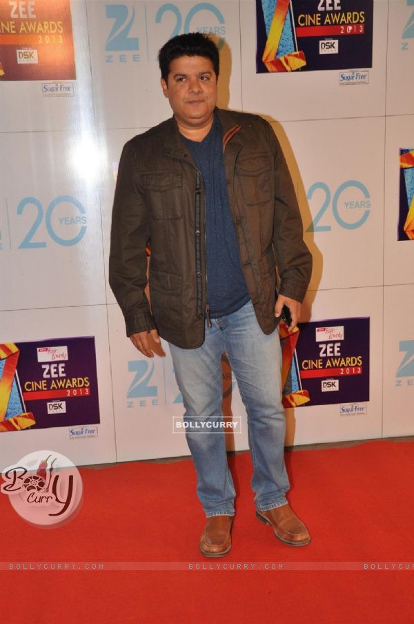 Director Sajid Khan at Zee Cine Awards 2013 at YRF Studios in Andheri, Mumbai.