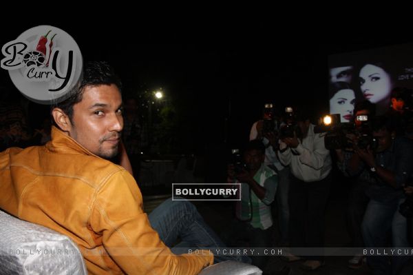 Randeep Hooda at the film Murder 3 first look launch in The Club, Andheri, Mumbai. (251280)