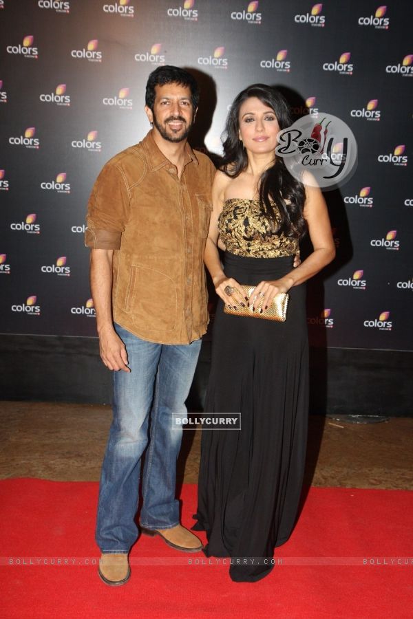 Kabir Khan with wife Mini Mathur at the 4th anniversary party of COLORS Channel