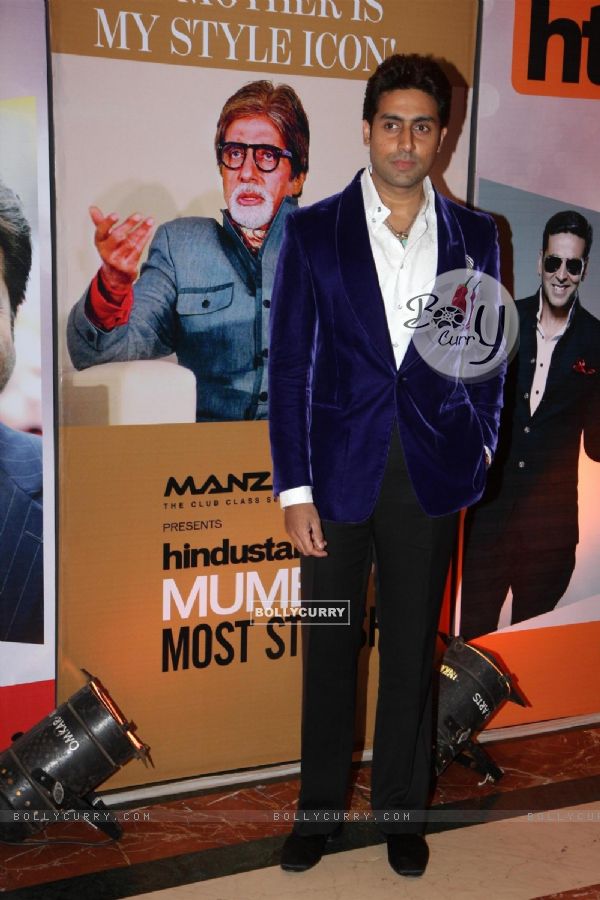 Bollywood actor Abhishek Bachchan at the Hindustan times Most Stylish Awards 2013 in Hotel ITC Grand Central, Parel, Mumbai on Thursday, February 6th, evening.