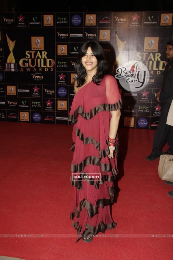 Ekta Kapoor at Renault Star Guild Awards 2013