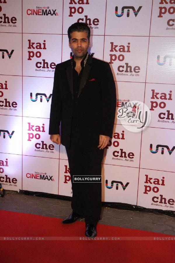 Karan Johar at Film Kai Po Che Premiere (264068)