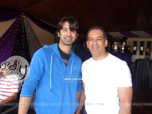 Barun Sobti in Nairobi, Kenya to attend Zuku cricket match.