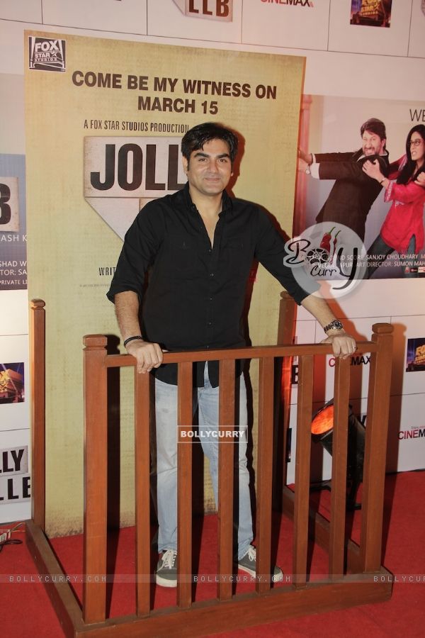 Arbaaz Khan at Premiere of movie Jolly LLB (271776)