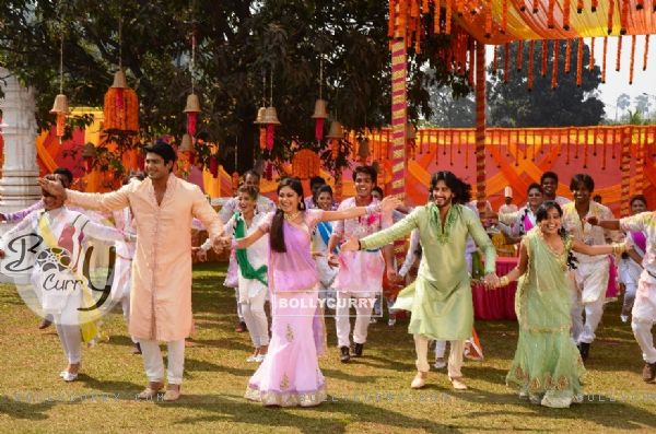 Shiv, Anandi, Navika and Beera at Holi Ka Jashan, Rang De Colors Ke Sang