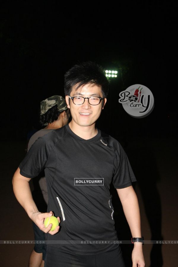 Meiyang Chang at Singers Cricket Match