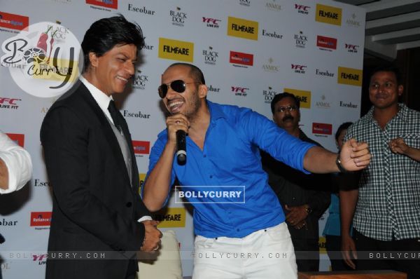 Shahrukh Khan during the launch of FILMFARE Magazine